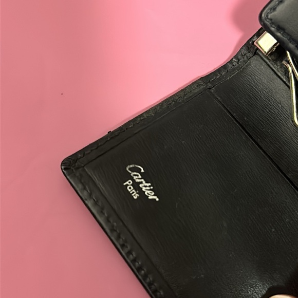 CARTIER black leather key case - Picture 4 of 6